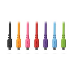 USB-C to USB-C Flat Cable 1.5m – High-Speed Data Transfer, Pink Color