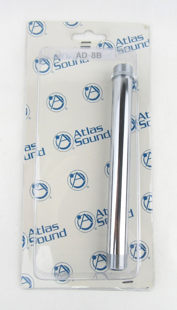 Atlas AD-8B 6in Tube 5/8in Male Chrome – New, Free Shipping
