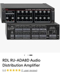 Audio distribution amp RDL RU-ADA8D Audio Distribution Amplifier