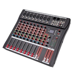 8 Channel Mixing Console Sound USB Bluetooth Live Studio Audio Mixer
