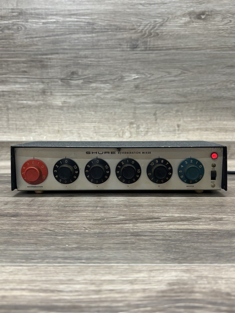 Shure PE70 RM, 4 Channel Reverberation Mixer, Spring Reverb, Vintage Unit