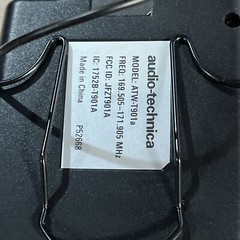 AUDIO TECHNICA ATW-R900A WIRELESS LAVALIER SYSTEM 9