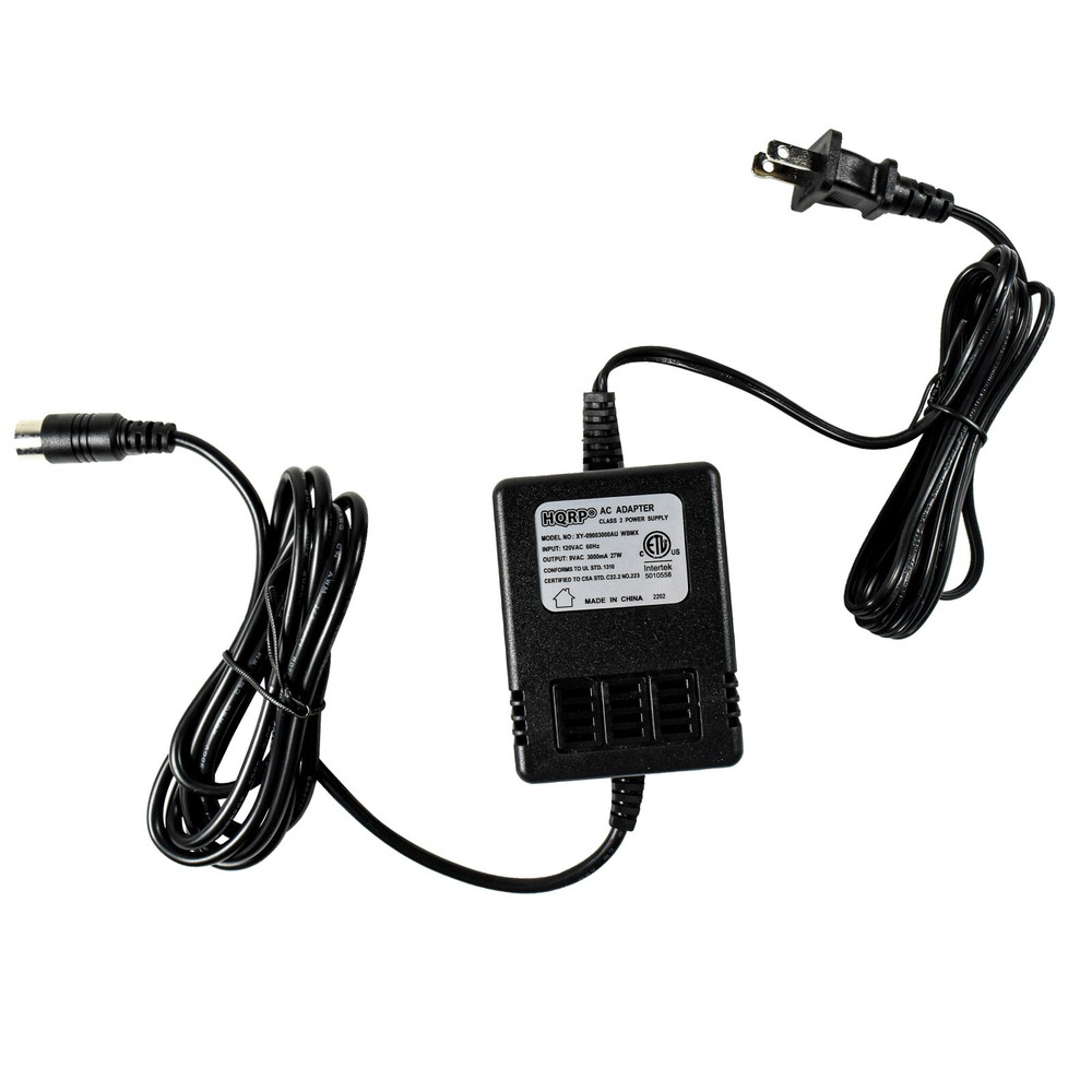 HQRP AC Power Adapter for Korg KM2, N1R, N5, TR88, SP500, TP-2, ESX-1, DL8000R