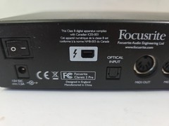Focusrite Clarett 2Pre Thunderbolt Audio Interface w/Power Adapter Tested