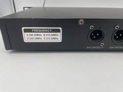 GTD Audio G-380 4-Channel Wireless Microphone Receiver VHF Rack Mount Unit