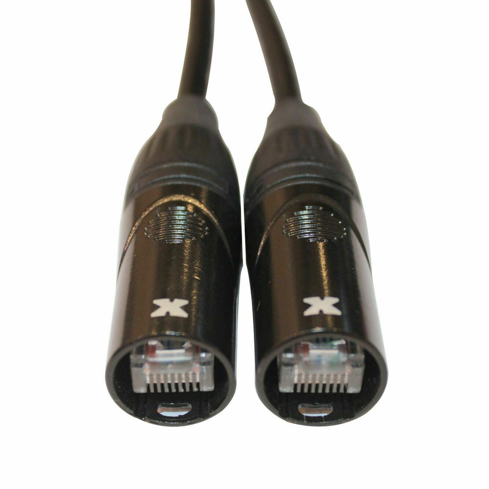 Ethernet Cat 6 Shielded Twisted Pai Patch Extension 100 ft Snake Cable RJ45 Prox