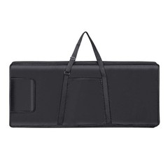 61 Key Keyboard Gig Bag Electric Piano Case Padded with 39″ x 16″ x 6″, Black