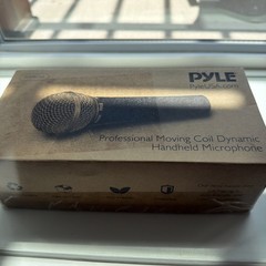 Pyle Professional Moving Coil Dynamic Handheld Microphone + 15′ Cable PDMIC58