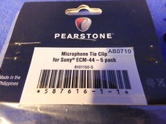 Sony, Pearstone, Sennheiser, Auray Assorted Lav Mic Clips, Klammer Clamps QTY 65
