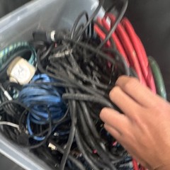 Pro Audio Cables Assorted Colors and Connectors Lot Single Cable Varies