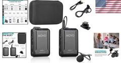 Omnidirectional Wireless Lavalier Mic System – Ideal for Filmmakers & Vloggers