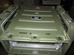 Rackmount 03U x24 Hardigg MAC Rack W/ Wheels Shock Mount 19″ Case Pelican G/D1