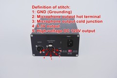Universal Multi-Voltage Vacuum Tube Microphone Power Adapter for tube microphone