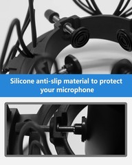 Microphone Shock Mount with Pop Filter Universal Shock Stand for Microphones …