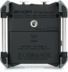 Zoom F3 2-input Field Recorder