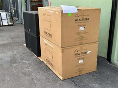Wharfedale Pro WLA-218BA 4000Watts Dual 18″ Active Subwoofer #6189 (One) THS