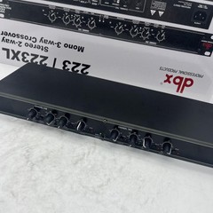 New DBX 223XL Stereo 2-Way/Mono 3-Way with XLR Connectors Crossover 110V 50/60Hz