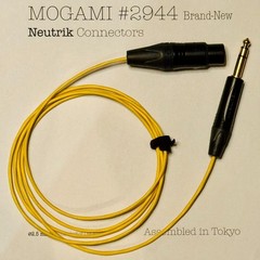 1–30 ft Mogami 2944 console cable Yellow | Choose Neutrik XLR/TRS | Bulk Ready
