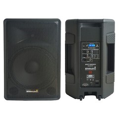 15″ Powered Active PA Speaker TWS Audio Bluetooth Speaker Loudspeaker US Seller