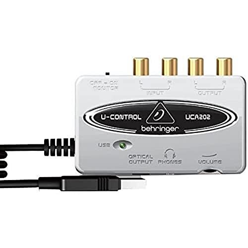 Behringer U-Control UCA202 Ultra-Low Latency 2 In/2 Out USB Interface 69360JAPAN