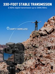 SYNCO G2(A2) Wireless Lavalier Microphone Dual-Channel Lapel Mic for DSLR Camera