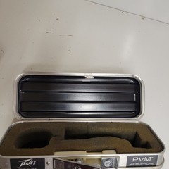 Vintage Peavey Microphone Hard Shell Protective Case Only Gray W/ Foam No Key