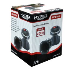 HyperPower Compression Driver 2″ Throat w/ 4-bolt Metal Horn 200 Watt-RMS HP610H
