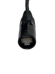 150′ CAT Tactical Cat6e Cable on Red Reel + 15′ Ethercon Compatible RJ45 UTP