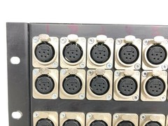 Unbranded X24(F) 6 Pin XLR X2 Cat 5 Panel For SPDS-480ca #2803 (One)