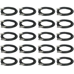 20 NEW 25 FT XLR 3 Pin M/F Male to Female Microphone Shielded EXTENSION Cable
