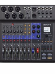 Zoom LiveTrak L-8 Portable Podcast 8-Track Multitrack Recorder