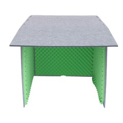 Green Portable Soundproof Booth Studio Sound Recording Desktop Soundproof Cover