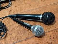 Lot of 2 Microphones EX-242 WMS-20 Japan & Uni-Directional Dynamic 600 DM-30