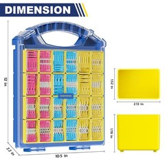 haisstronica 620PCS Marine Grade Heat Shrink Wire Butt Connectors Blue