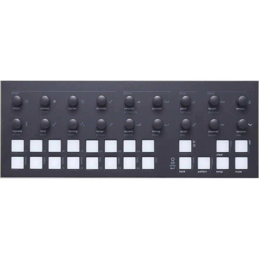 Torso Electronics T1 16-Track Algorithmic Desktop Sequencer – Black