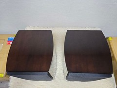 TANNOY Precision 6.1 Bookshelf Speakers Pair Dark Walnut Piano Finish