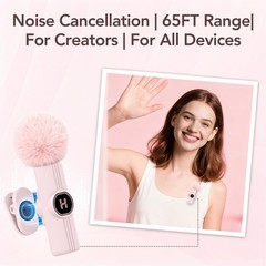 Mini Wireless Lavalier Microphone for iPhone 15 16, iOS and Android Devices -…