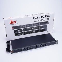 New DBX 223XL Stereo 2-Way/Mono 3-Way Crossover Rack Mountable Tested Working US