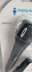 Singing Machine SMM-205 Unidirectional Dynamic Karaoke Microphone Plug In