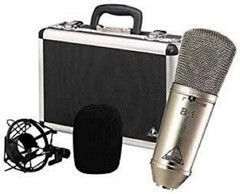 Behringer B-1 Gold-Sputtered Large-Diaphragm Studio Condenser S, Silver