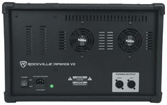 2 Rockville RSG15.24 Dual 15” 3000w 3-Way DJ/Pro PA Speakers+Powered Mixer w/USB