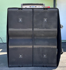 (2) JBL VTX G28 Dual 18″ 8000W Subwoofer (1) CROWN 12000HD AMP (TRUEHEARTSOUND)