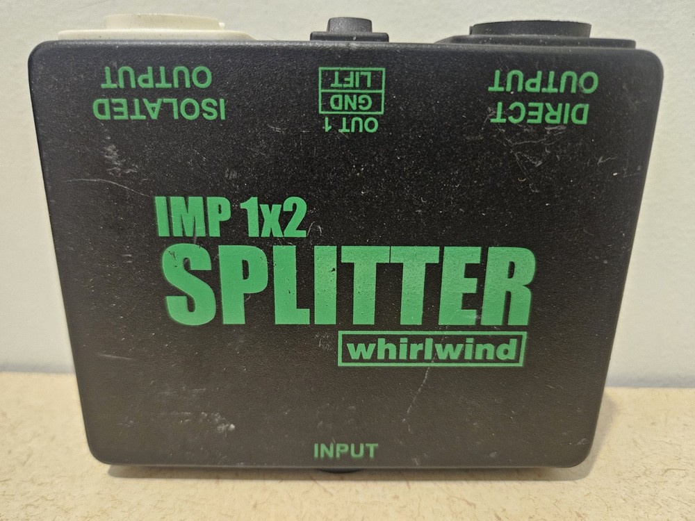 Whirlwind IMP 1×2 Splitter Pro Audio Signal Splitter XLR for Pro Audio Equipment