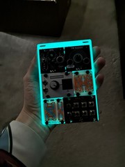 Eurorack Intellijel-Format 1U to 3U Adapter (Black or GLOW)