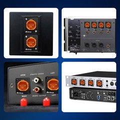 XLR Pass Through Cable, XLR Male Panel Mount to Female Connector Adapter, Mic…