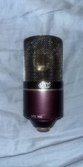 MXL 990 Condenser Microphone, XLR 3-Pin, Purple w/ Shock Mount & Case