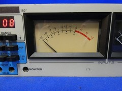 McCurdy ATS-100 Audio Test Set Dual Channel VU PPM Phase Meter OK, NO VU Lights