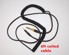 Audio Technica Cables – 1/4″ Audio Jack Adapter – 2.5mm to 3.5mm Male Coiled
