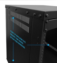 12U Open Frame Server Rack 19 Inch with Casters