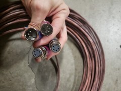 4 Pin XLR 100′ Double Connector